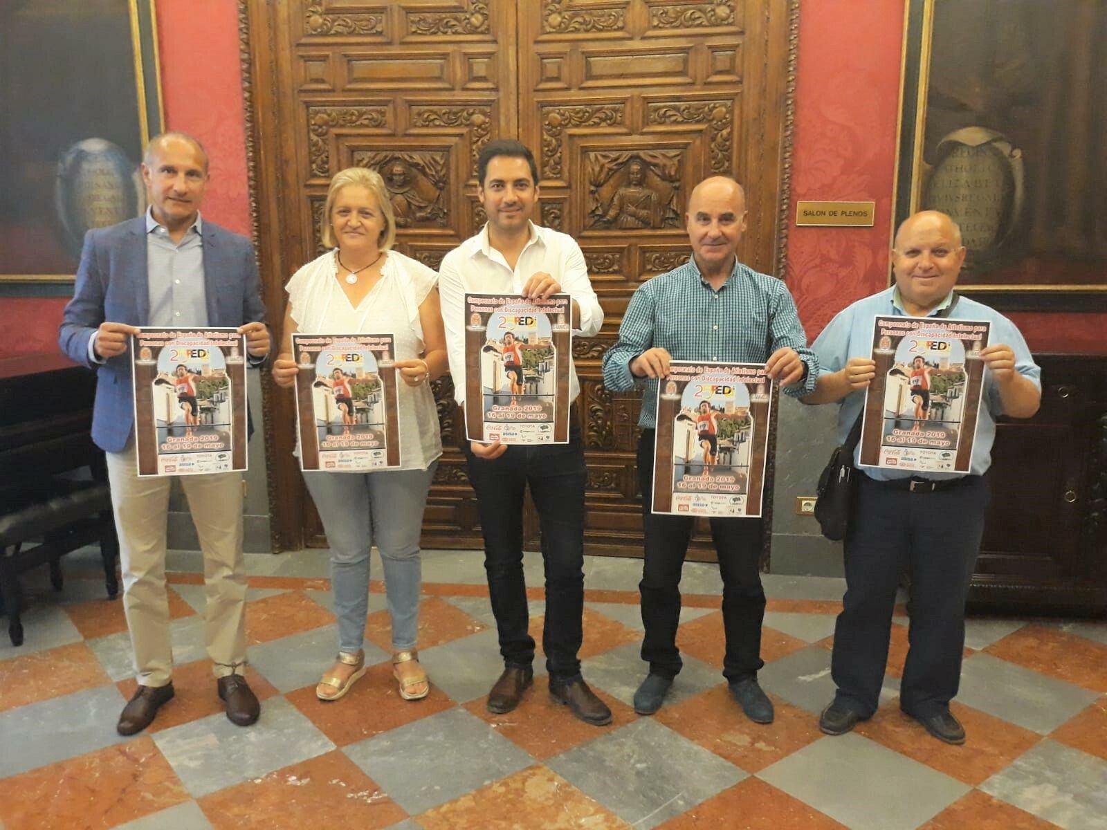 Los organizadores del Campeonato de España hacen la presentación oficial en el Ayuntamiento de Granada