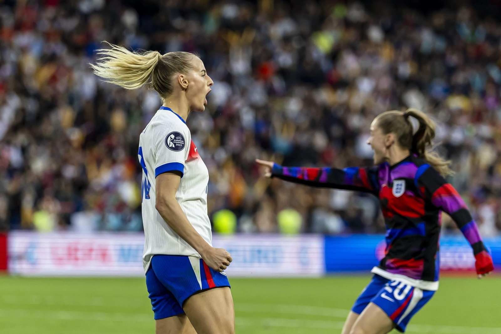 Las mejores imágenes de la final España - Inglaterra de la Eurocopa femenina