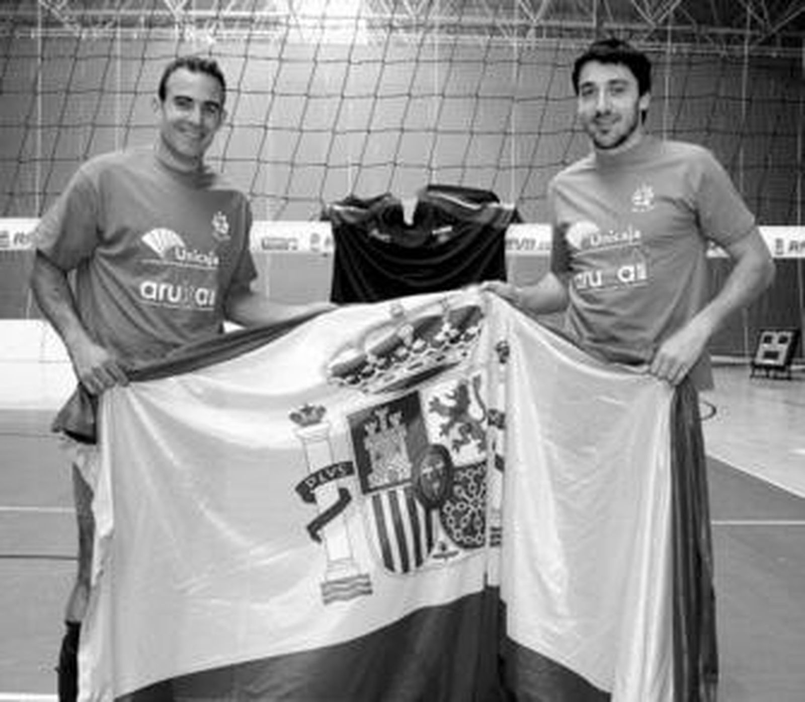 Alexis Valido y Alfonso Flores, en una imagen tomada antes de la Copa del Mundo.