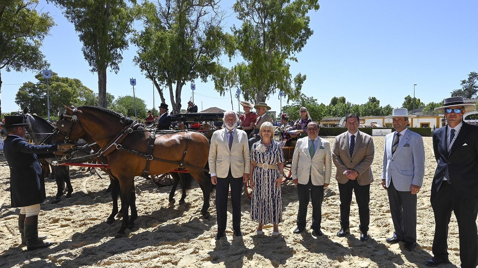 Un momento del homenaje a Mercedes Domecq Ybarra, este sábado en el Depósito de Sementales. Un momento del homenaje a Mercedes Domecq Ybarra, este sábado en el Depósito de Sementales.
