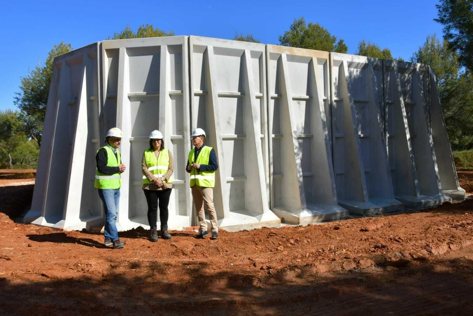 El gran depósito de agua contra los incendios en la Alhambra permitirá apagar cualquier conato