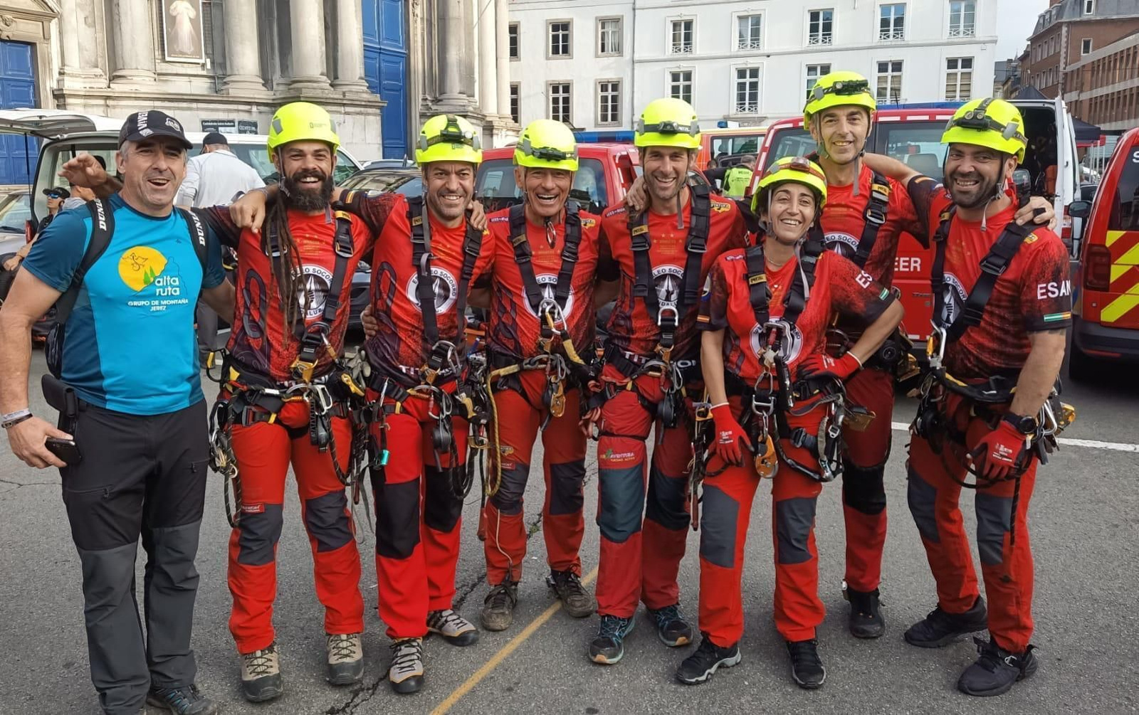 El equipo Espeleosocorro Andaluz, único con dos Grimpday en su palmarés.