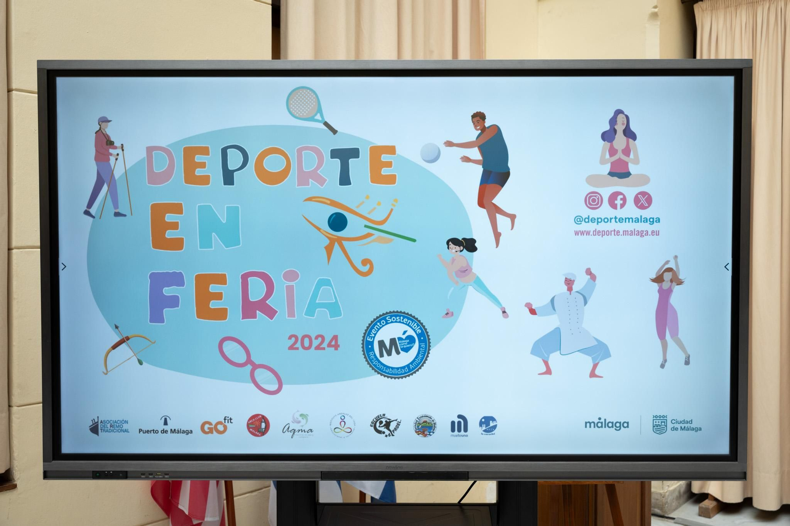 Cartel ´Deporte en Feria 2024´