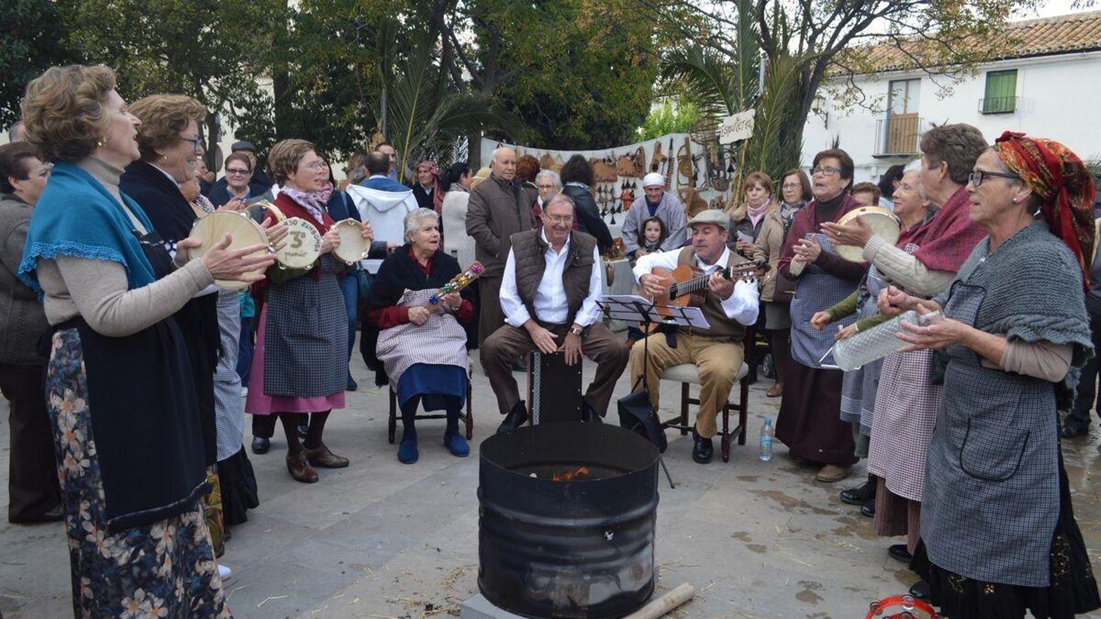 Un pasaje de la recreación del belén viviente en ediciones anteriores