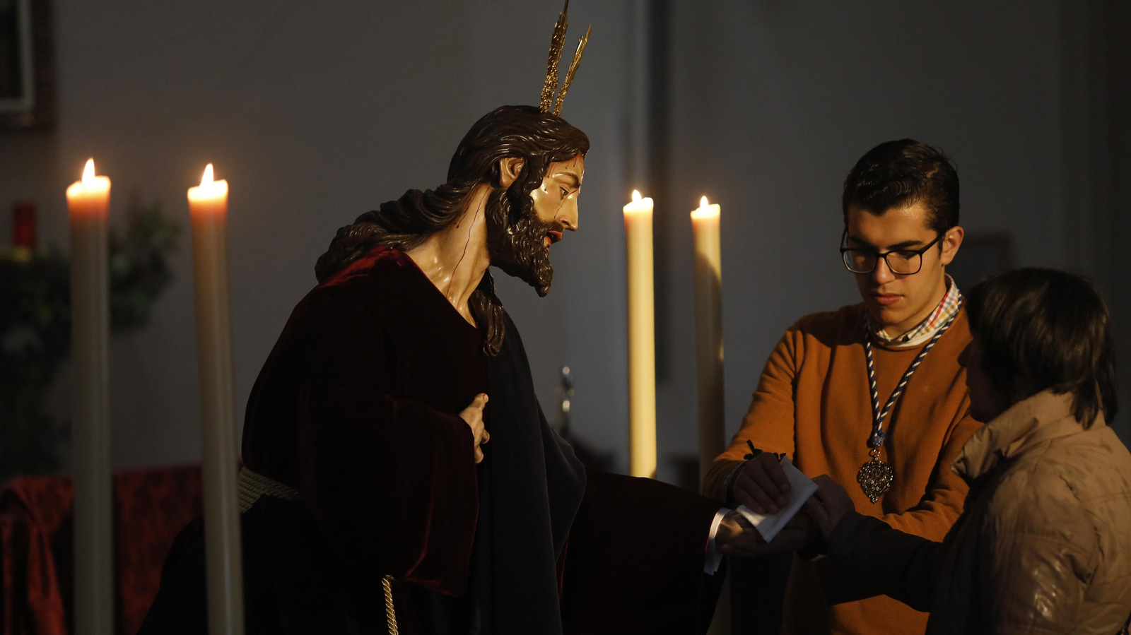 Besamano a la Oración en el Huerto en la Parroquia San José en La Línea