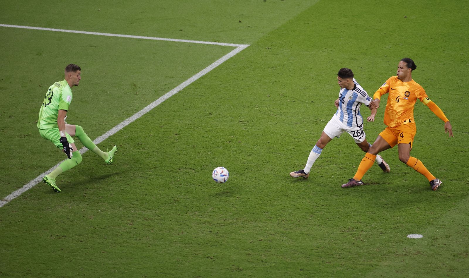 Las imágenes del Países Bajos - Argentina en los cuartos de final del Mundial de Qatar