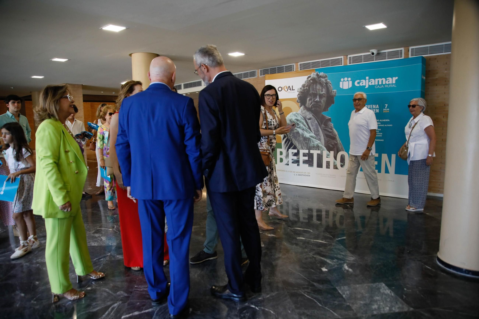 Imágenes de la novena Beethoven interpretado por la OCAL y Orfeón para Cajamar