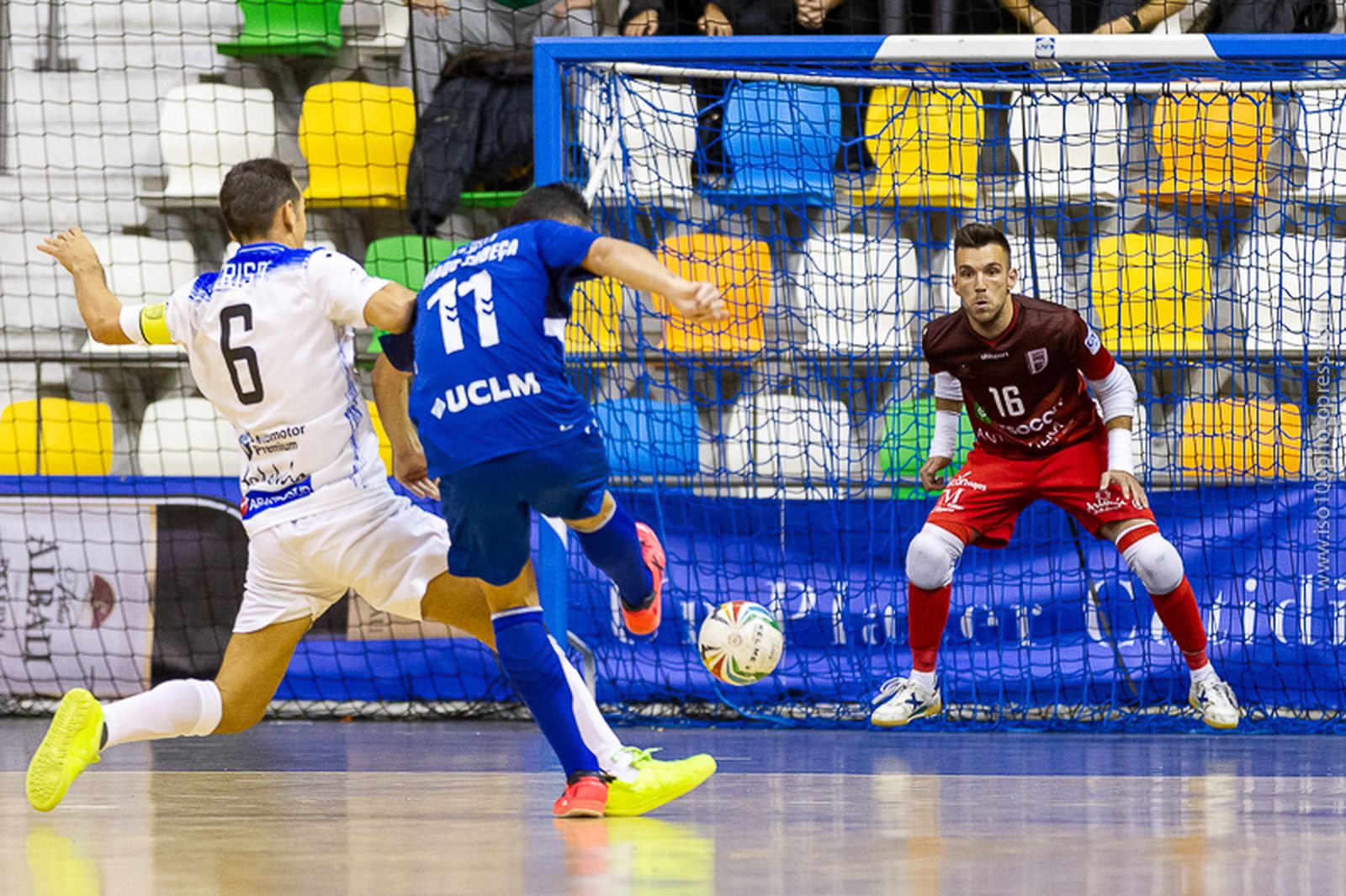El BeSoccer UMA Antequera, durante un partido.