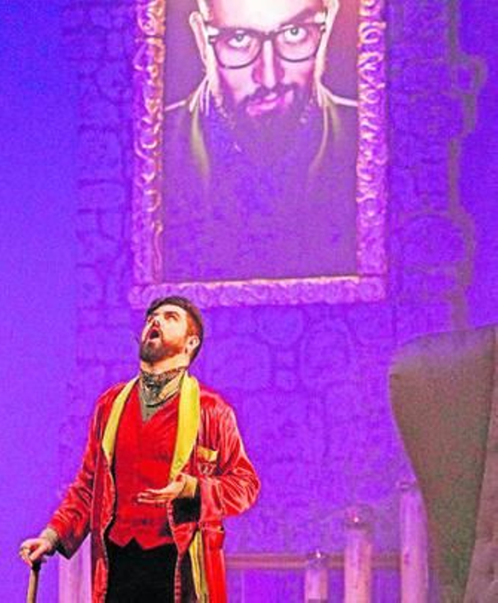 Imagen del  humorista Manu Sánchez, ayer en el teatro Florida de Algeciras.