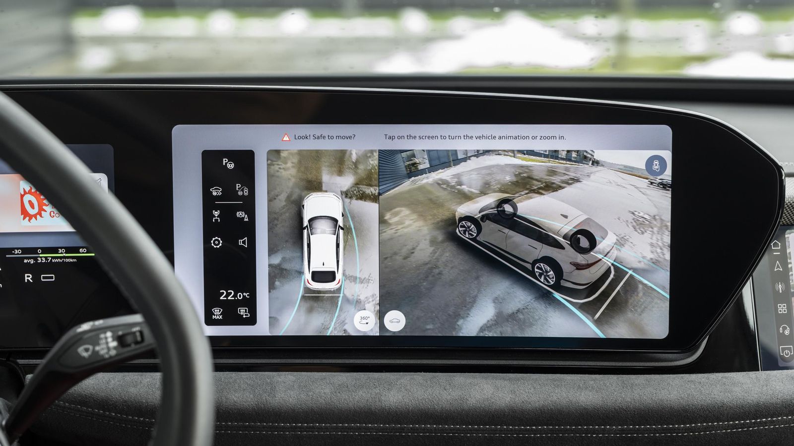 El asistente de marcha atrás se hace cargo de la dirección durante los últimos 50 metros, facilitando las maniobras en calles estrechas o plazas de aparcamiento "imposibles".