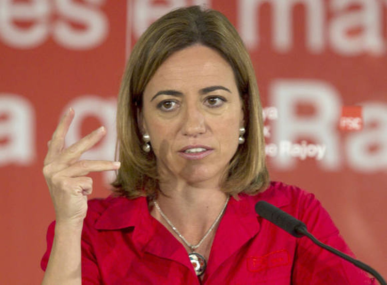 Chacón: "Soy rotunda y radicalmente contraria a la independencia de Cataluña"