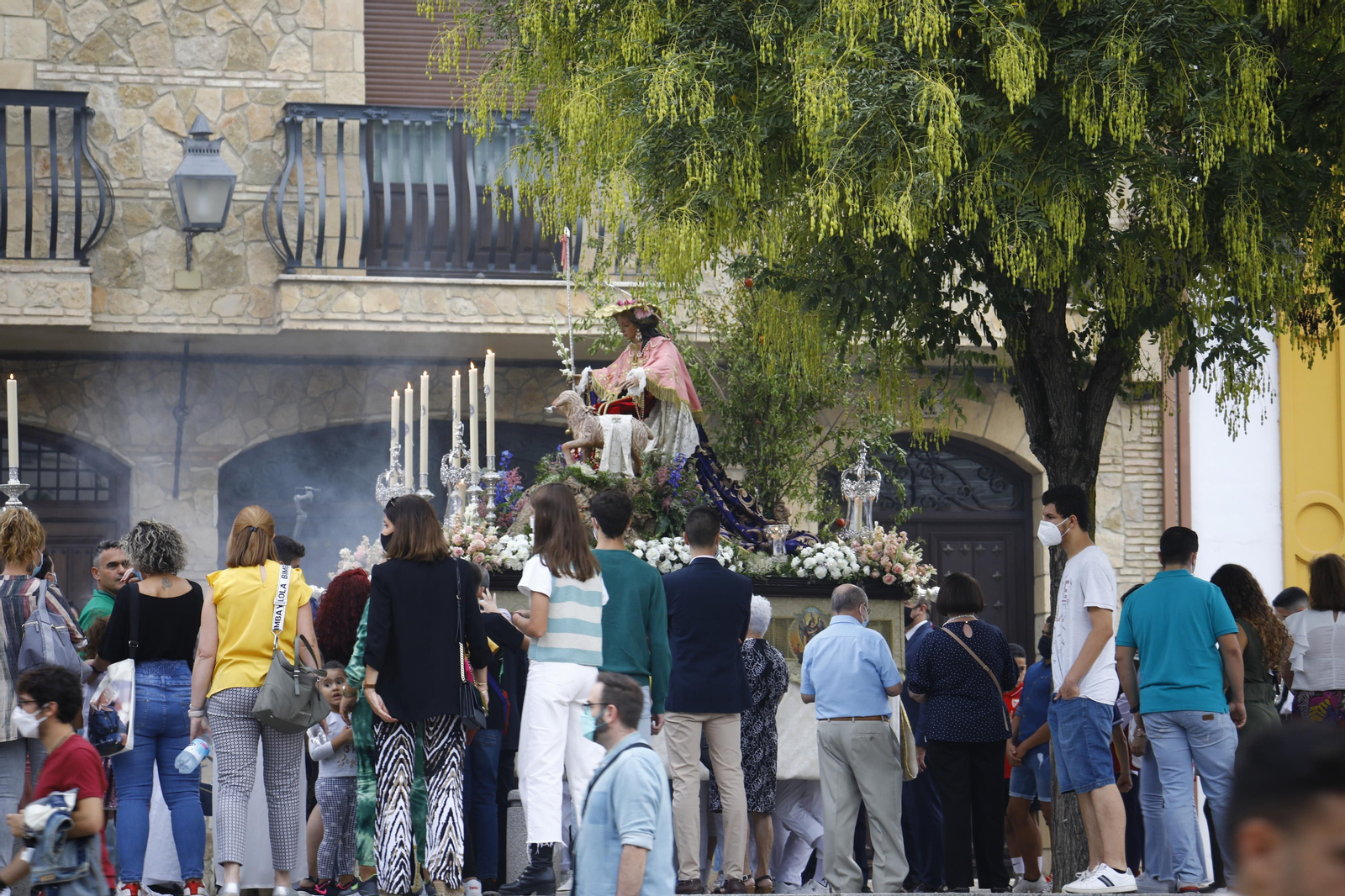 La procesión de la Divina Pastora de las Almas, en imágenes