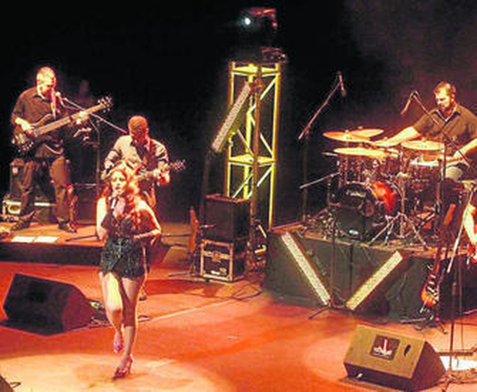 'Nos vemos en la Quinta' durante su actuación el pasado viernes.