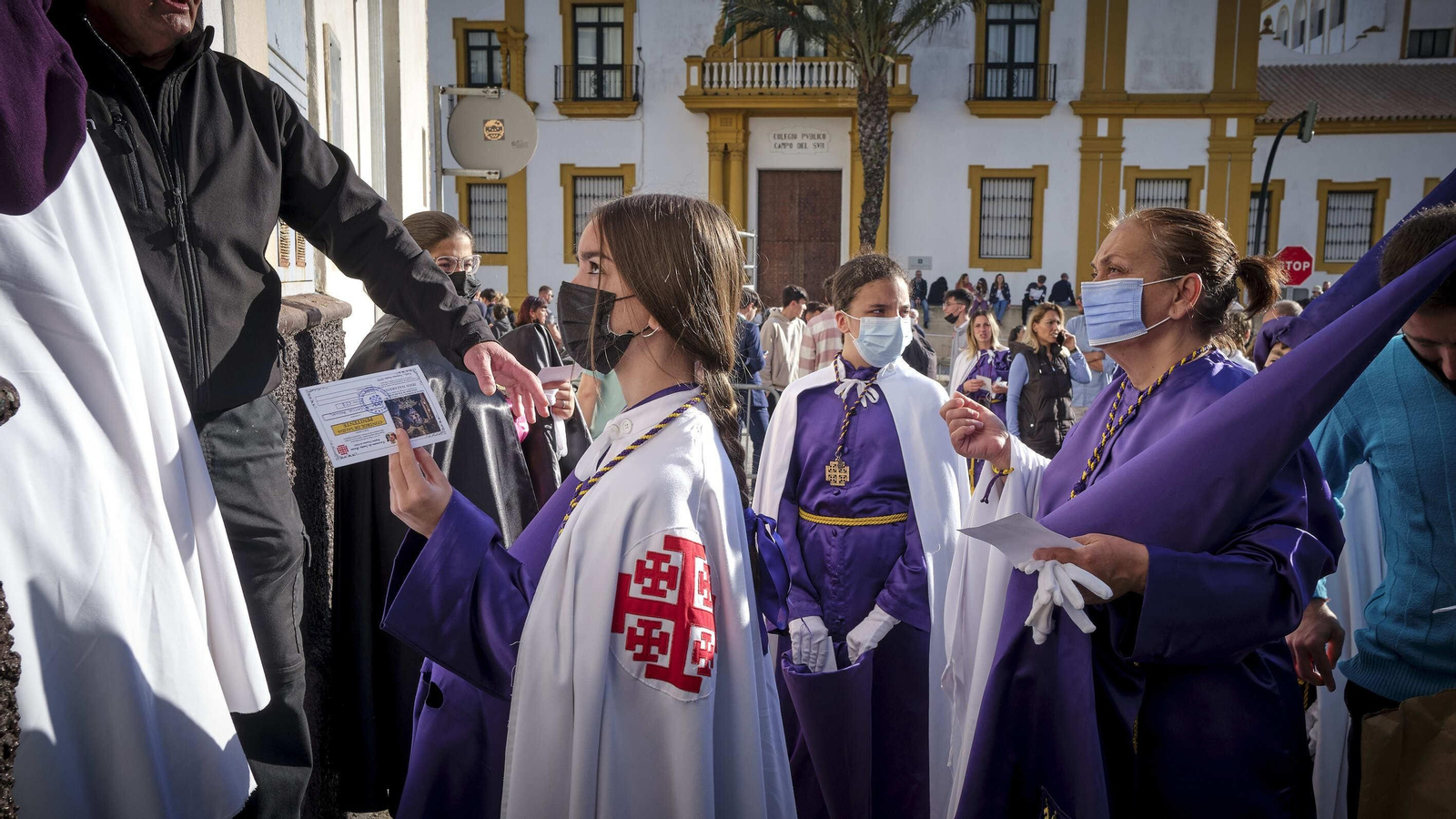 Nazareno de Santa María en la Semana Santa de Cádiz 2022