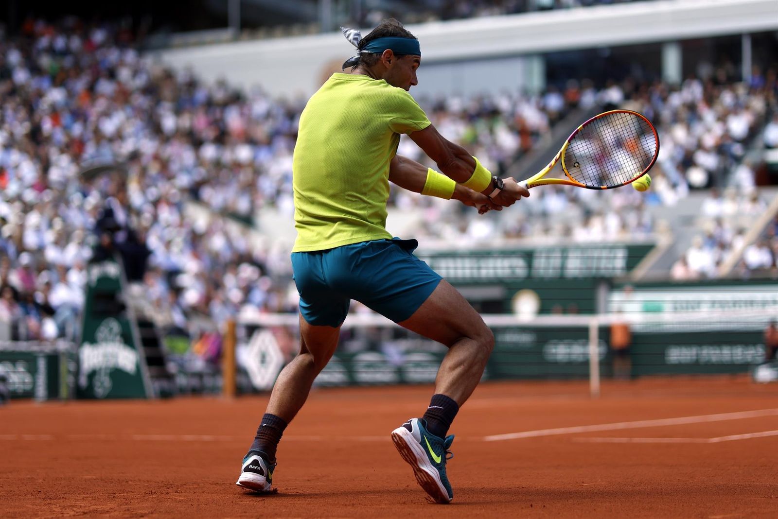 El español durante la Final de Roland Garros