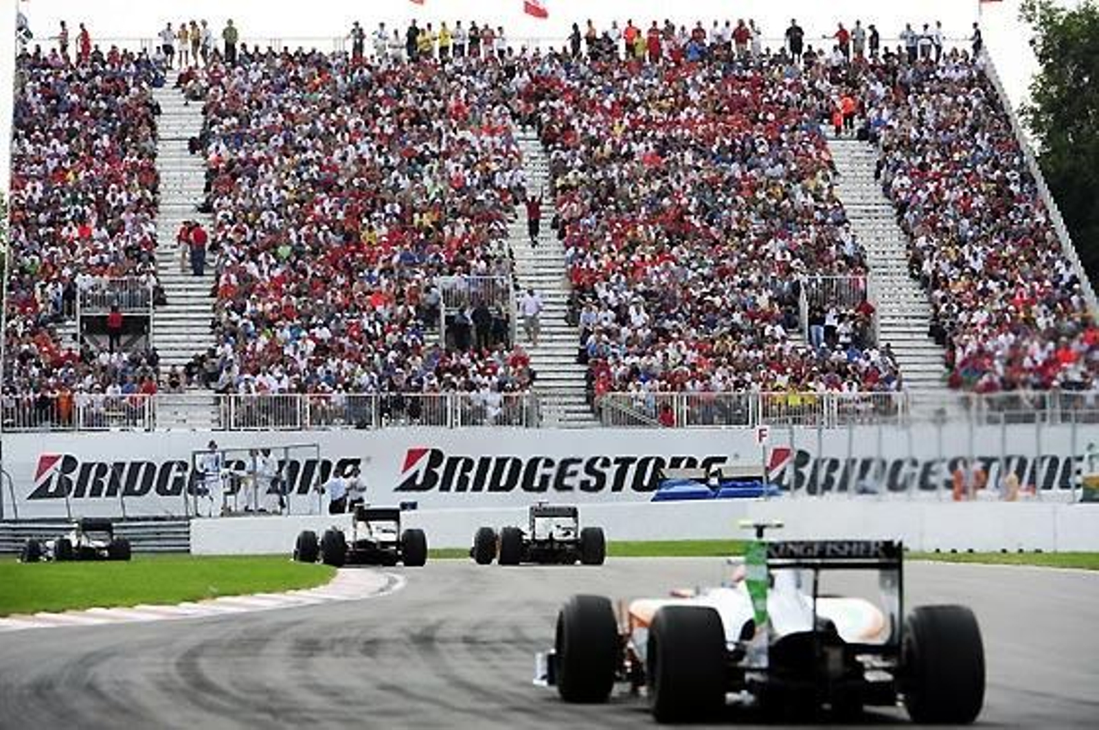 Primeros compases del Gran Premio de Canadá.

Foto: Afp Photo / Reuters / Efe