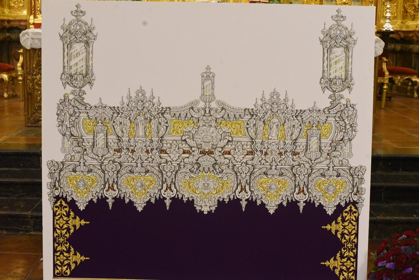 La Quinta Angustia de Córdoba presenta el diseño del paso del Señor del Soberano Poder