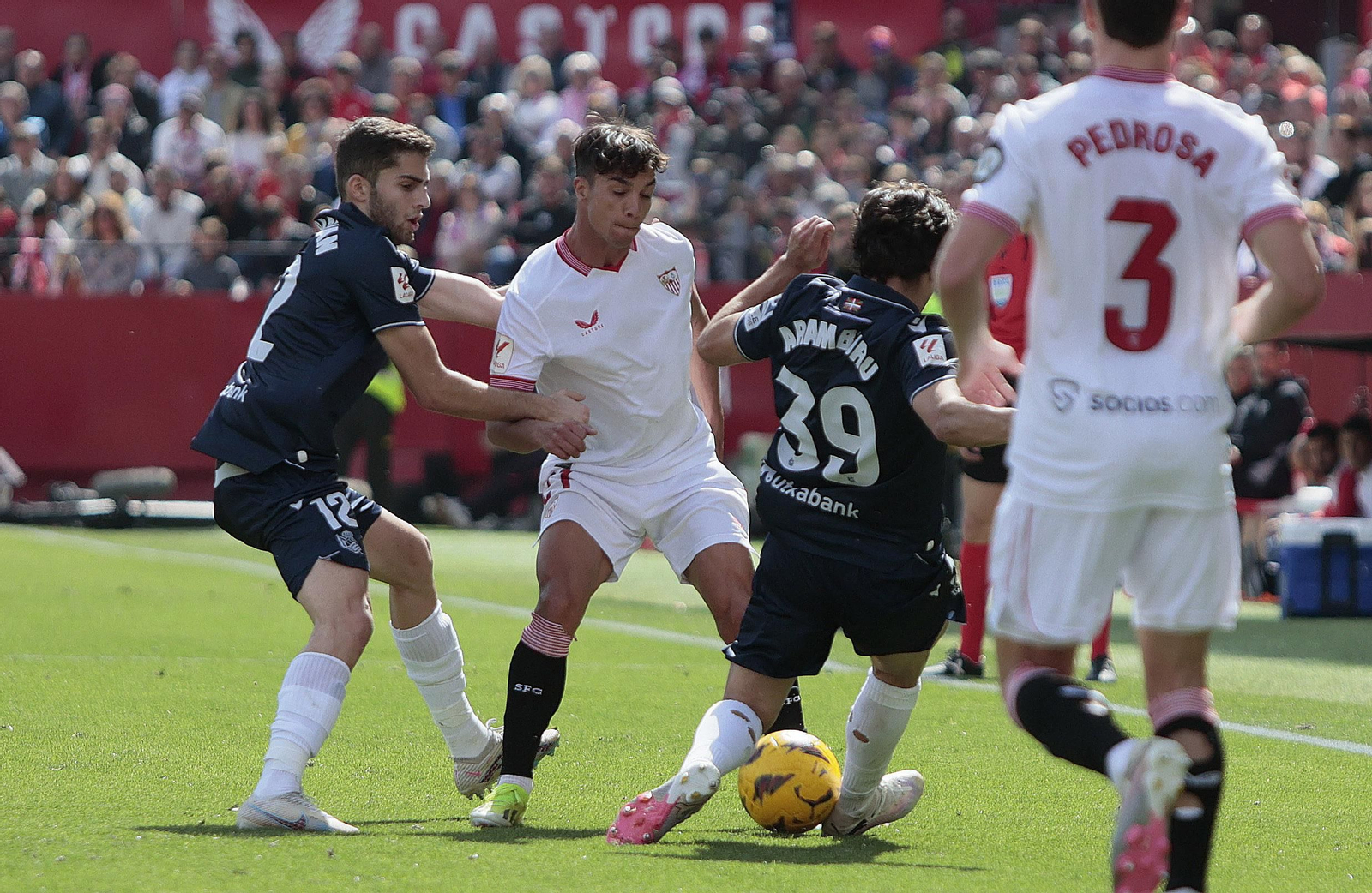 Las imágenes del Sevilla - Real Sociedad