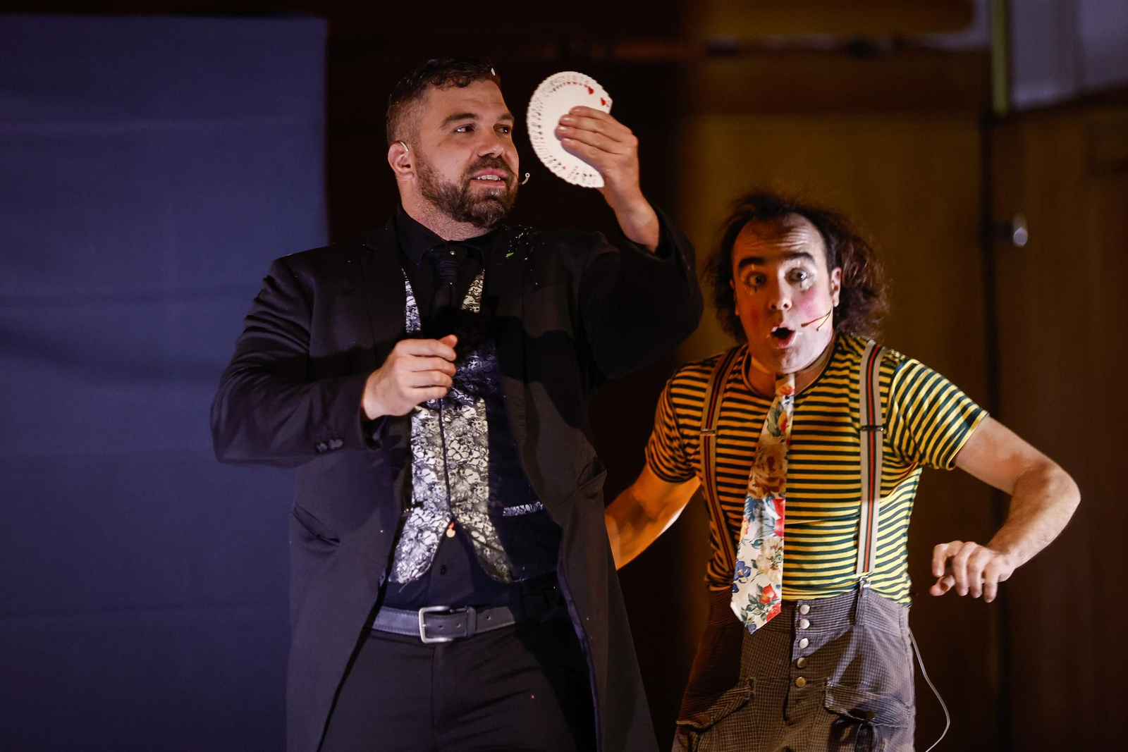 Un momento del espectáculo del domingo.