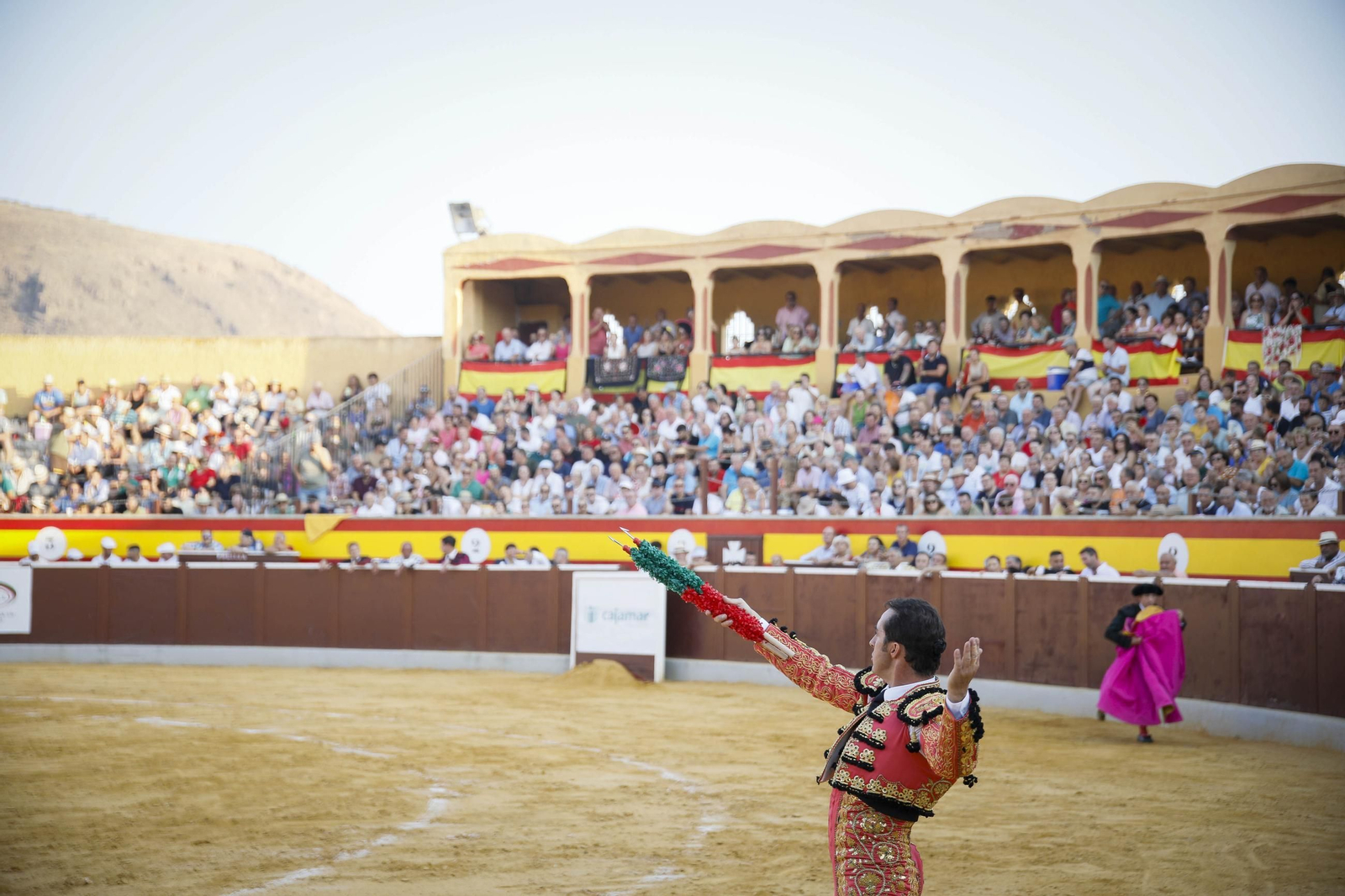 Corrida de toros Berja con un toro indultado, en imágenes