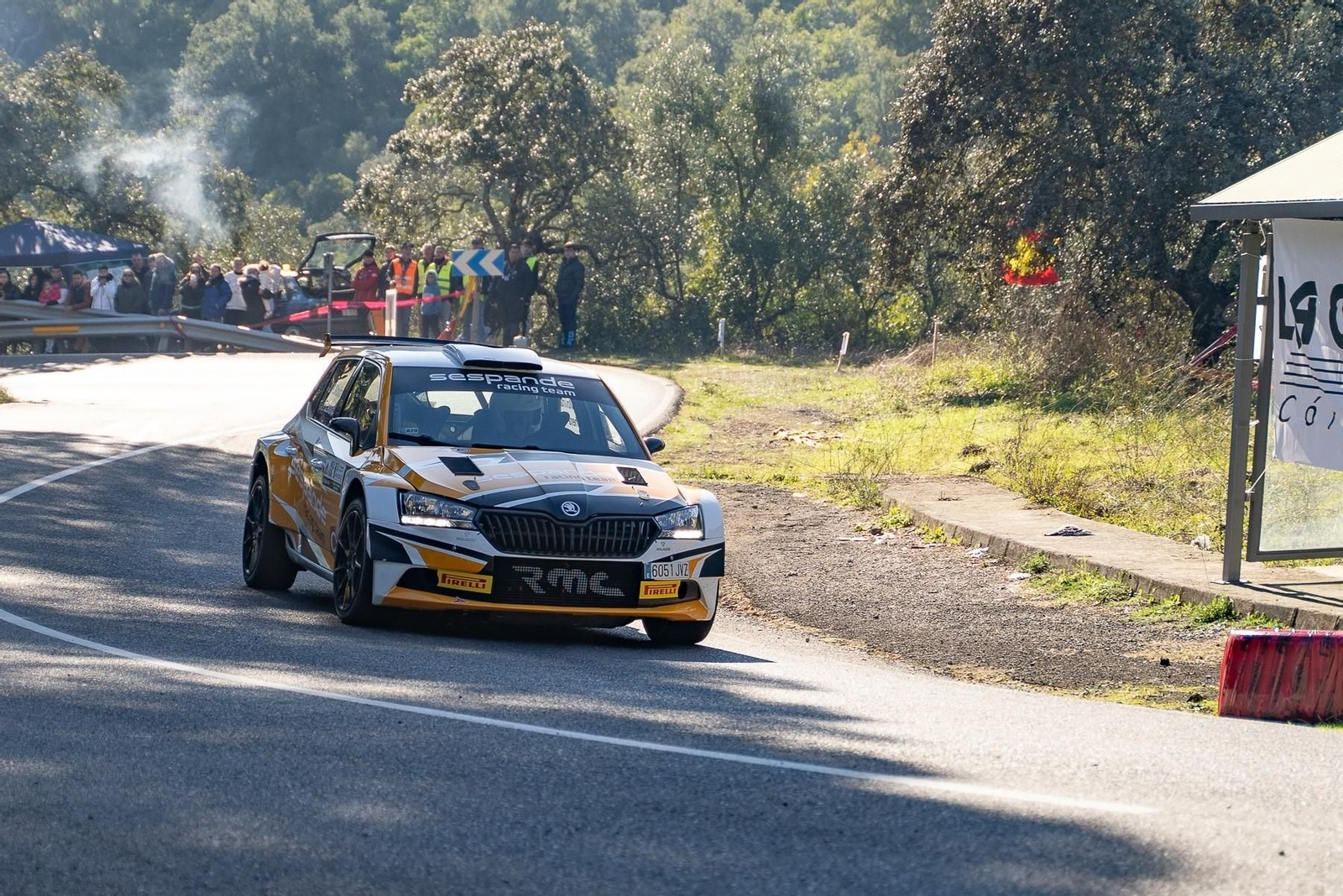 El espectacular arranque de la Subida a Trassierra, en imágenes