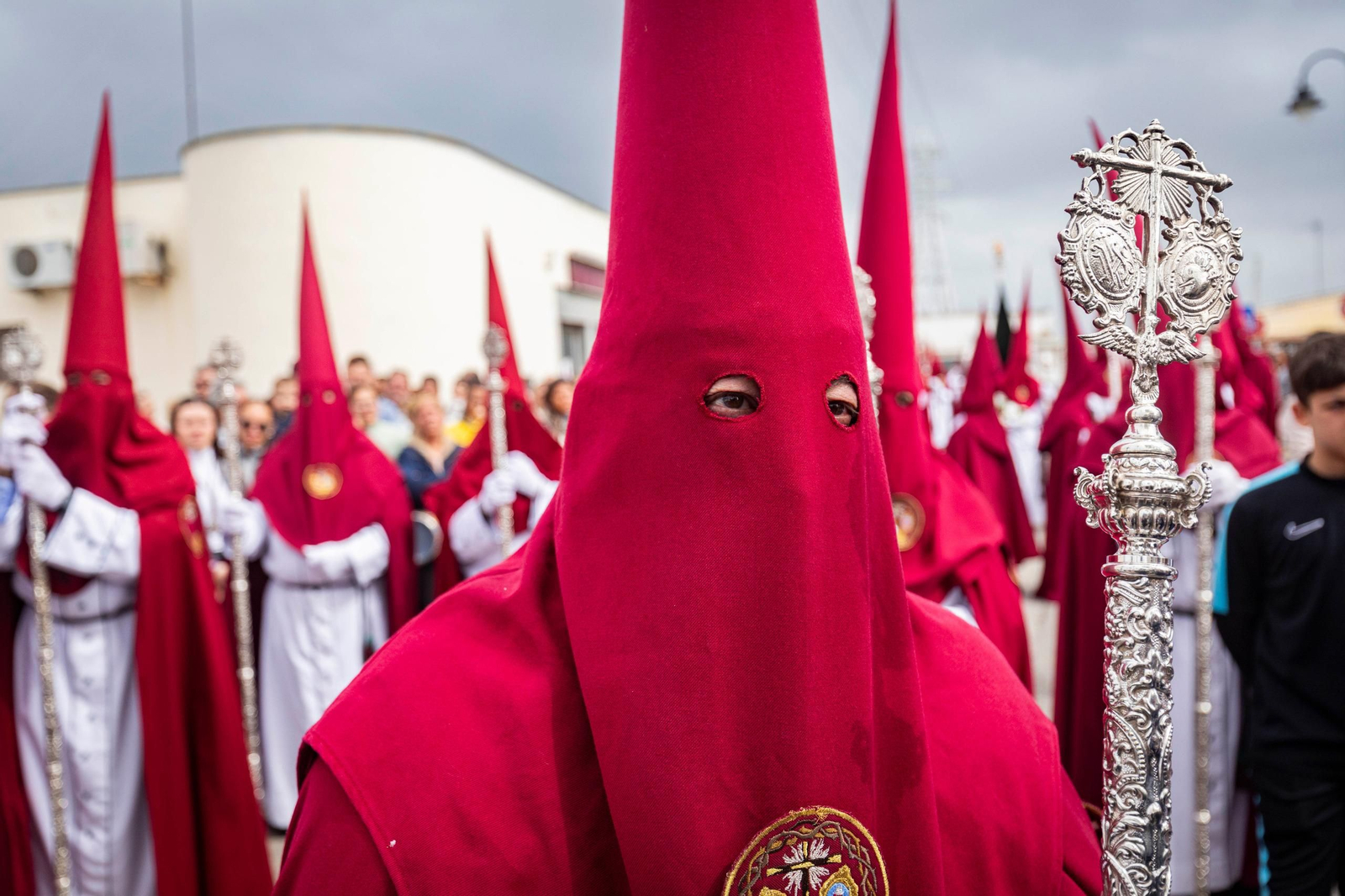 Las imágenes de la hermandad de Tres Caídas en la Semana Santa de San Fernando 2024