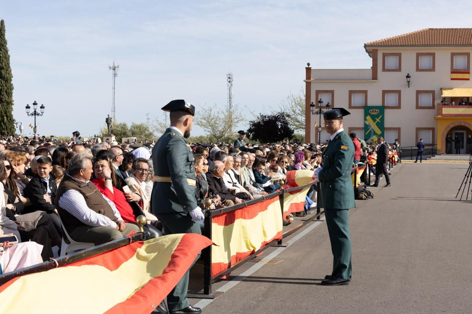Acto de jura de bandera de la 130ª promoción de guardias civiles de la Academia de Baeza