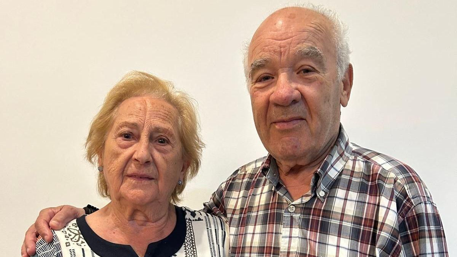 Luisa del Águila y José Carretero, durante su última visita a la provincia de Almería.