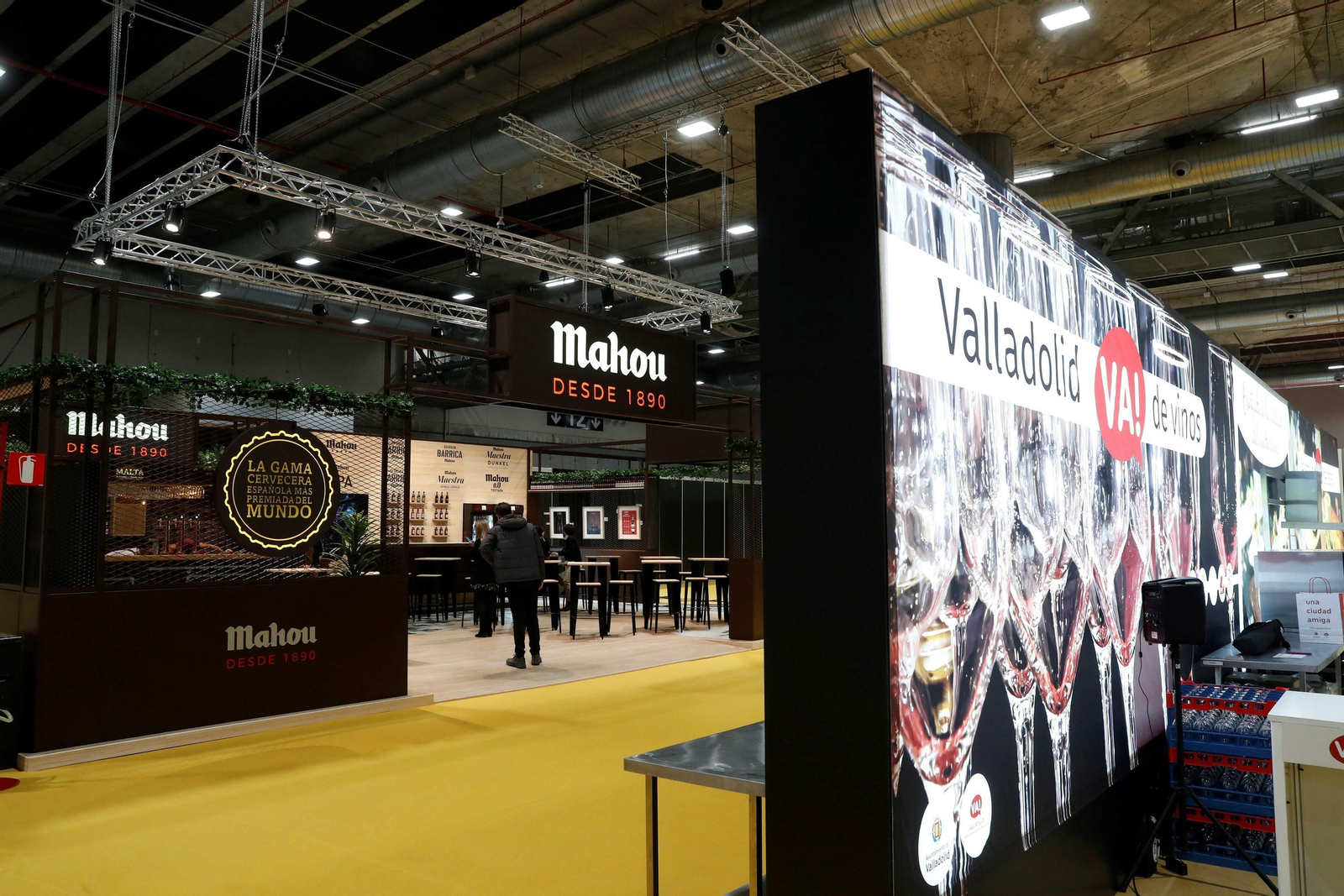 Panorámica de los stands de 'Madrid Fusión' en IFEMA.