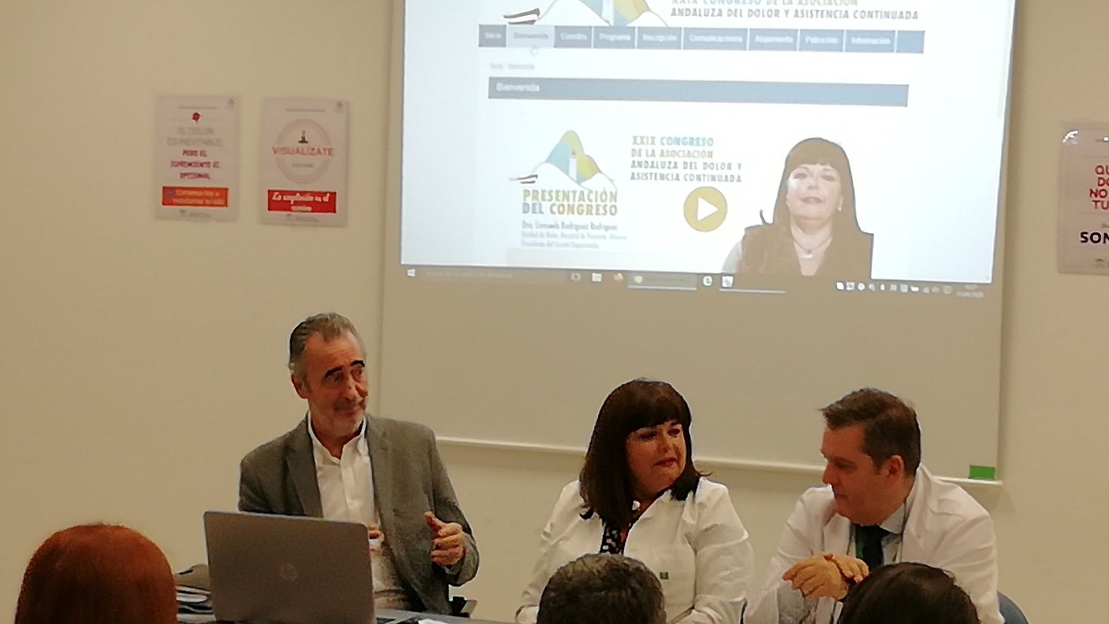 Un momento de la presentación.