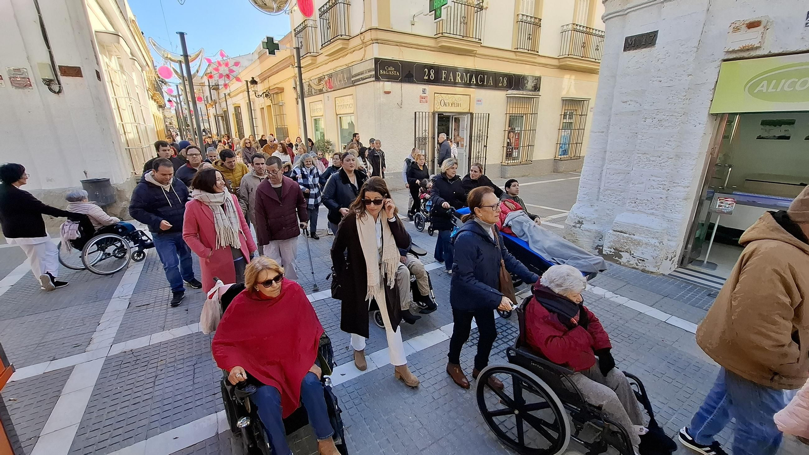 Manifestación del Día de las Personas con Discapacidad en Puerto Real