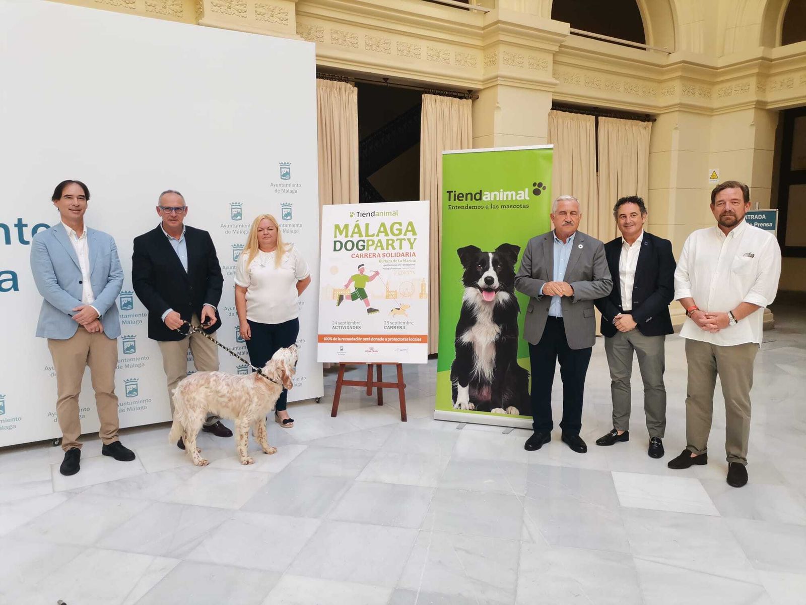 Presentación del Málaga Dog Party.