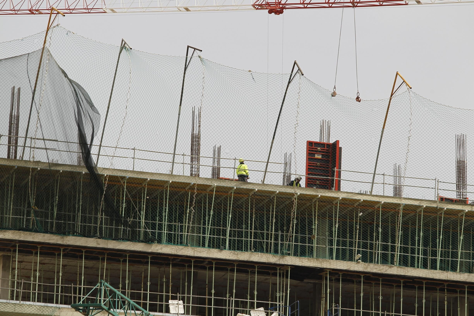 Fotogalería coronavirus a pie de obra en Almería
