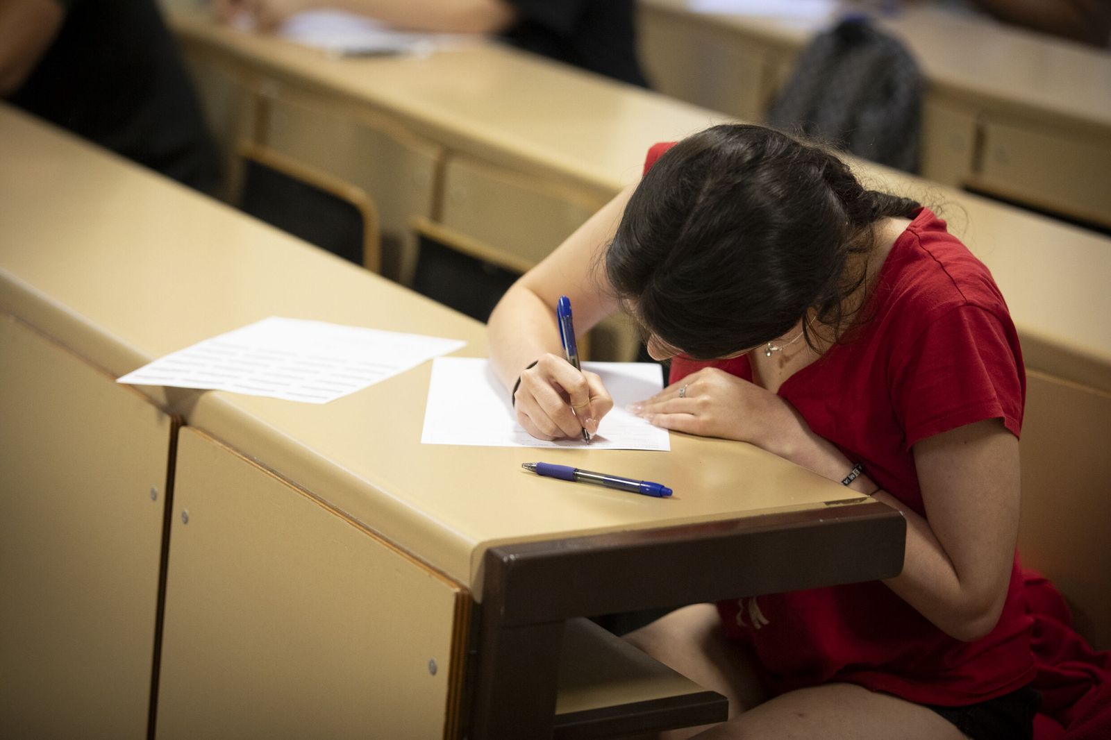 Examen de Selectividad en Granada, en una imagen de archivo.