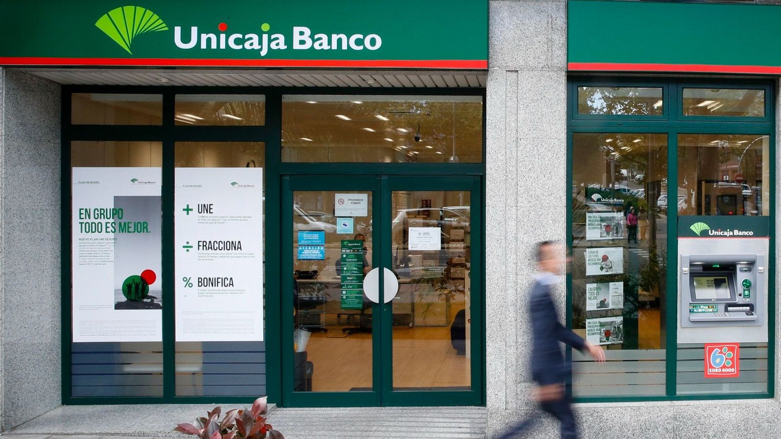Una sucursal de Unicaja Banco