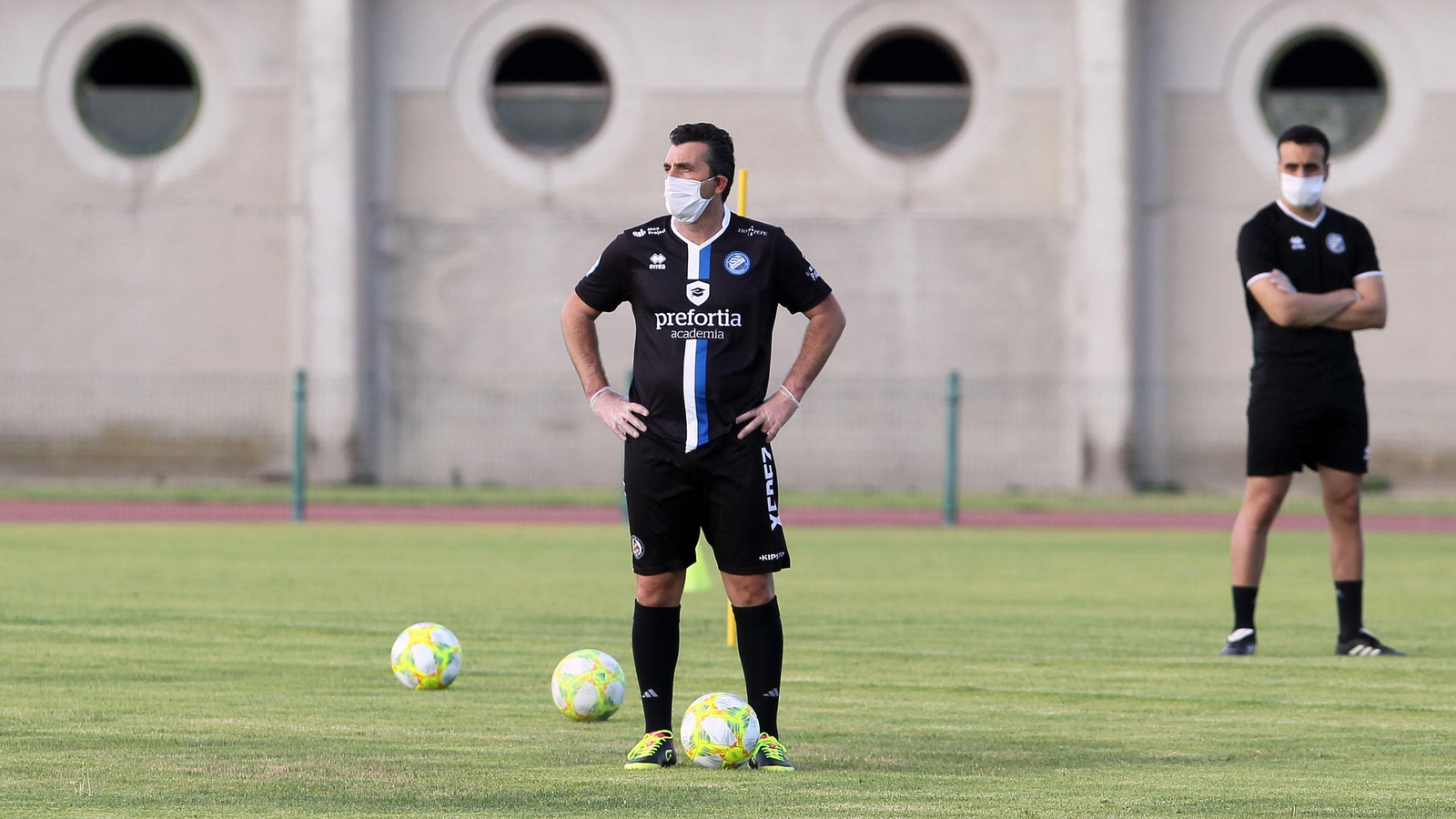 Primer entrenamiento del Xerez DFC en el Pepe Ravelo