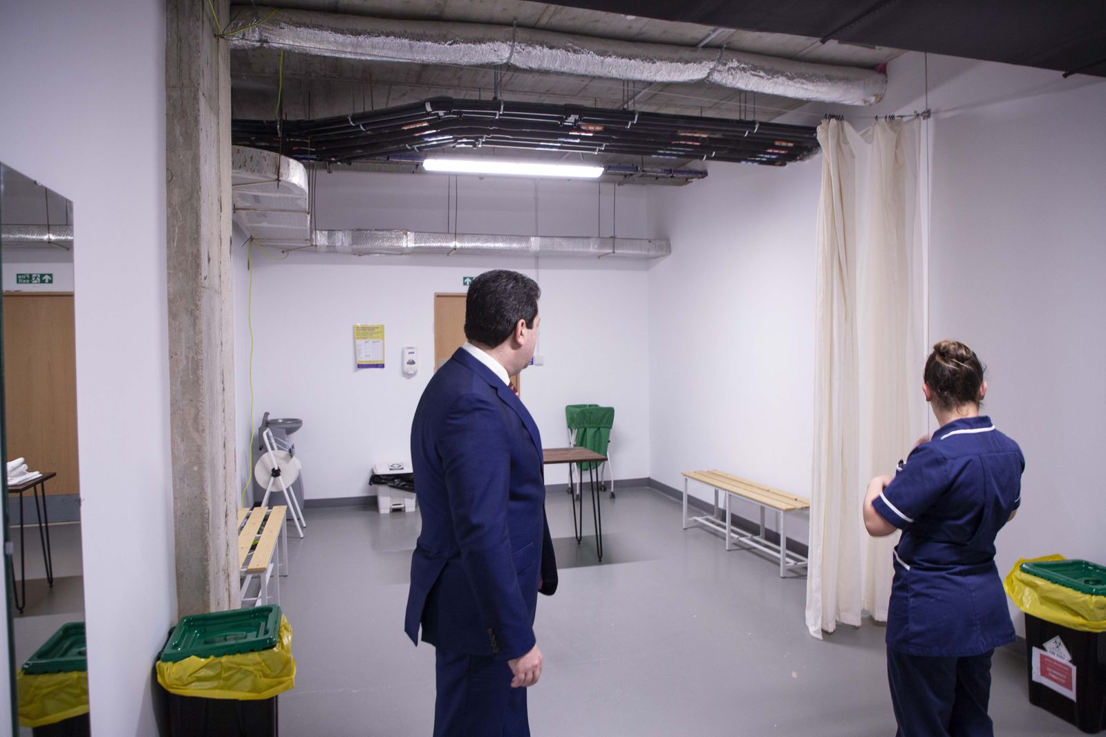 Hospital de campaña en Gibraltar