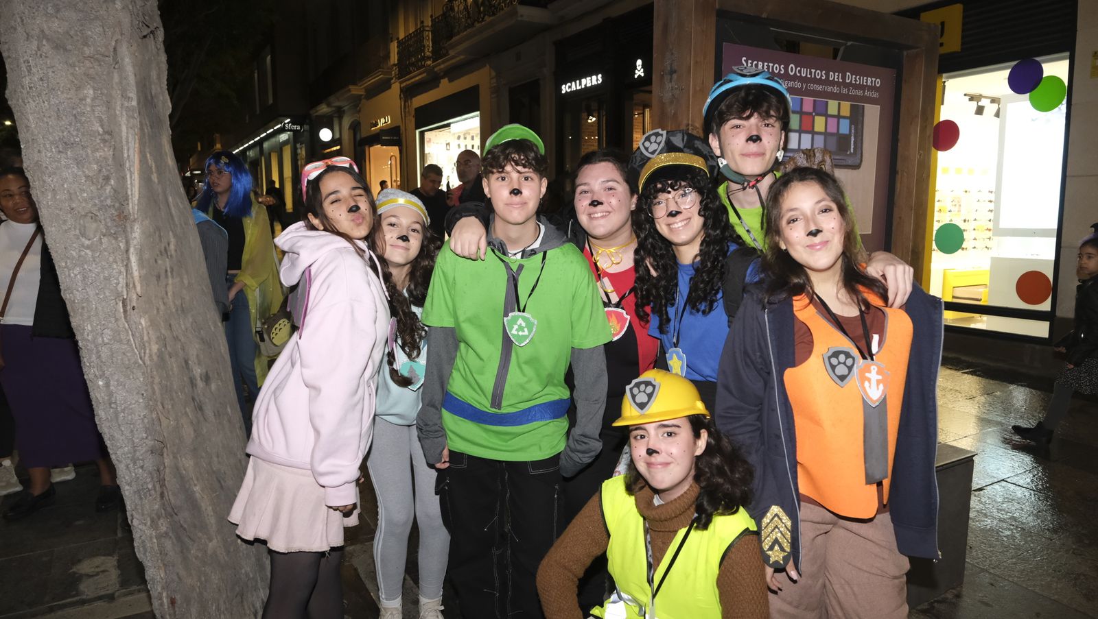 Imágenes de la Noche en Negro de Almería