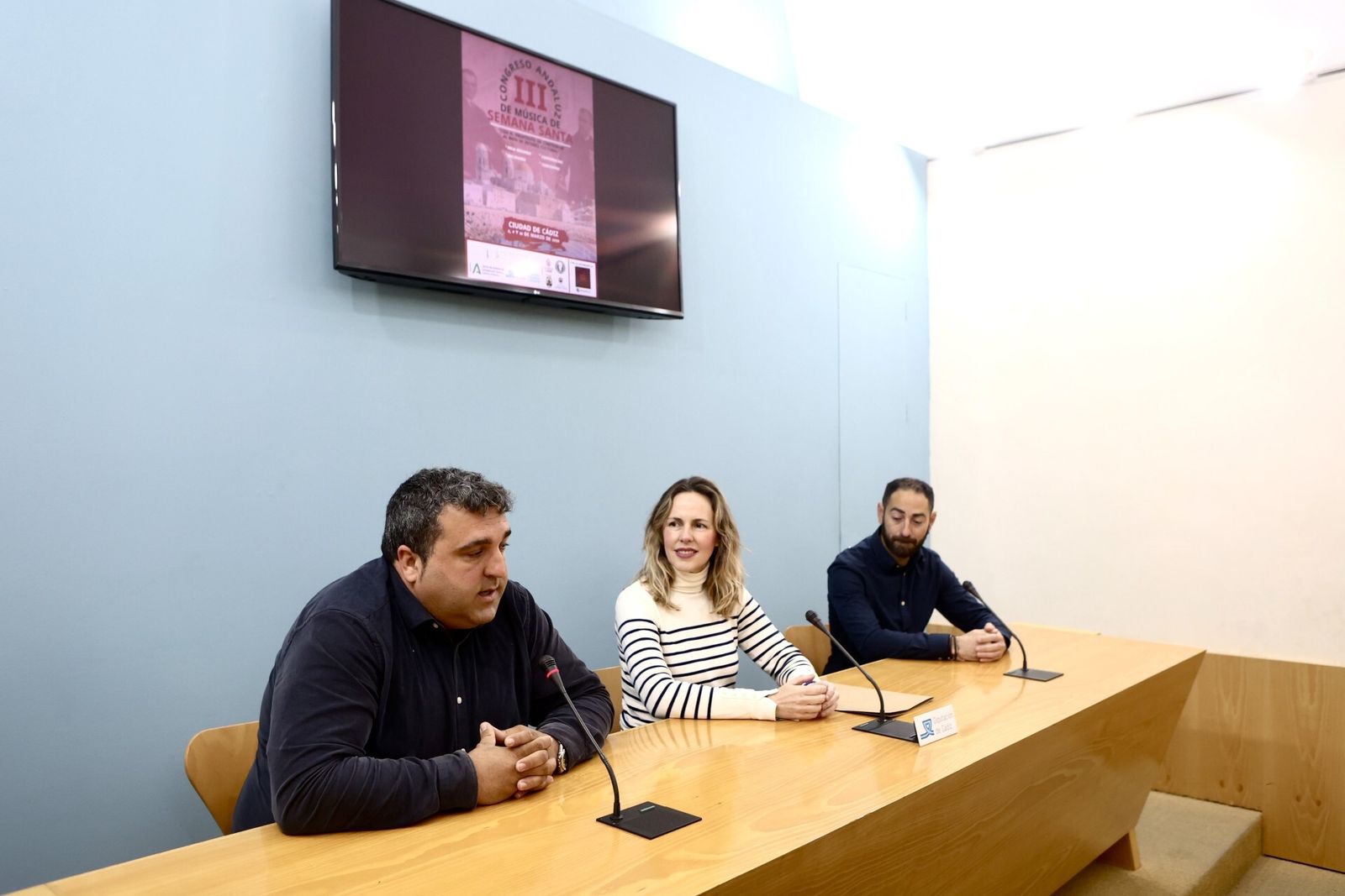 Imagen de la prersentación del III Congreso Andaluz de Música de Semana Santa que organiza Federband