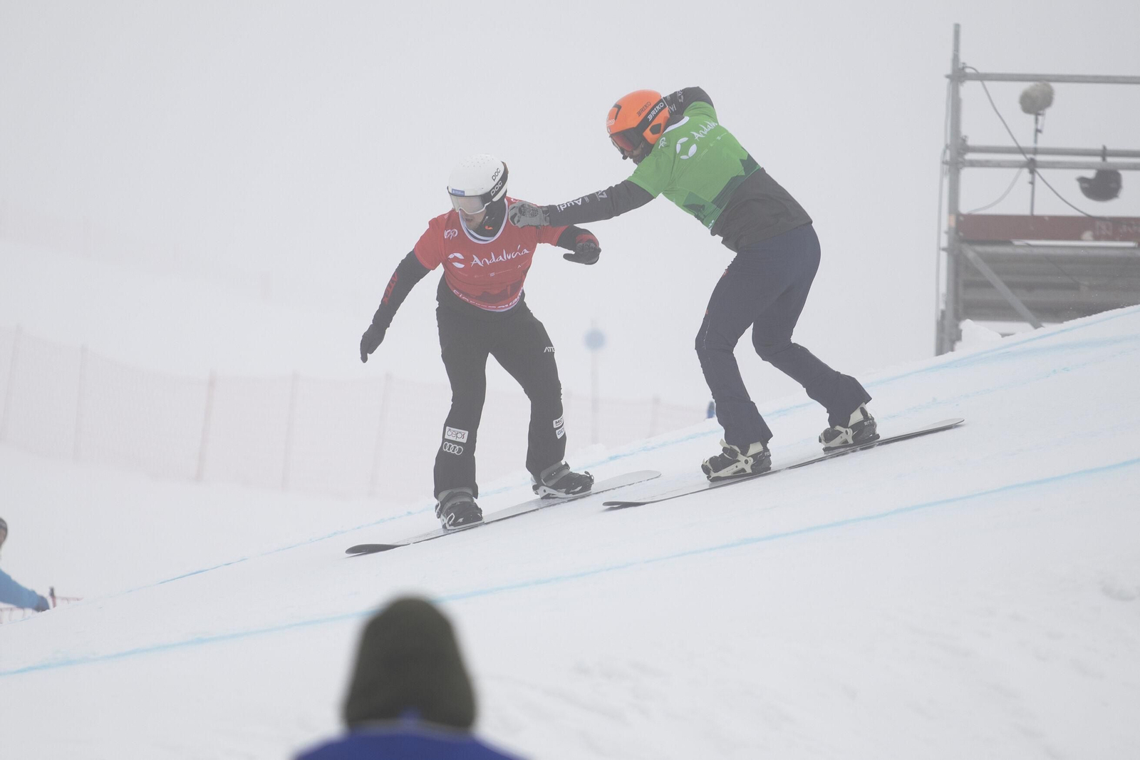 Las mejores imágenes de la segunda jornada de la Copa del Mundo de Snow en Sierra Nevada