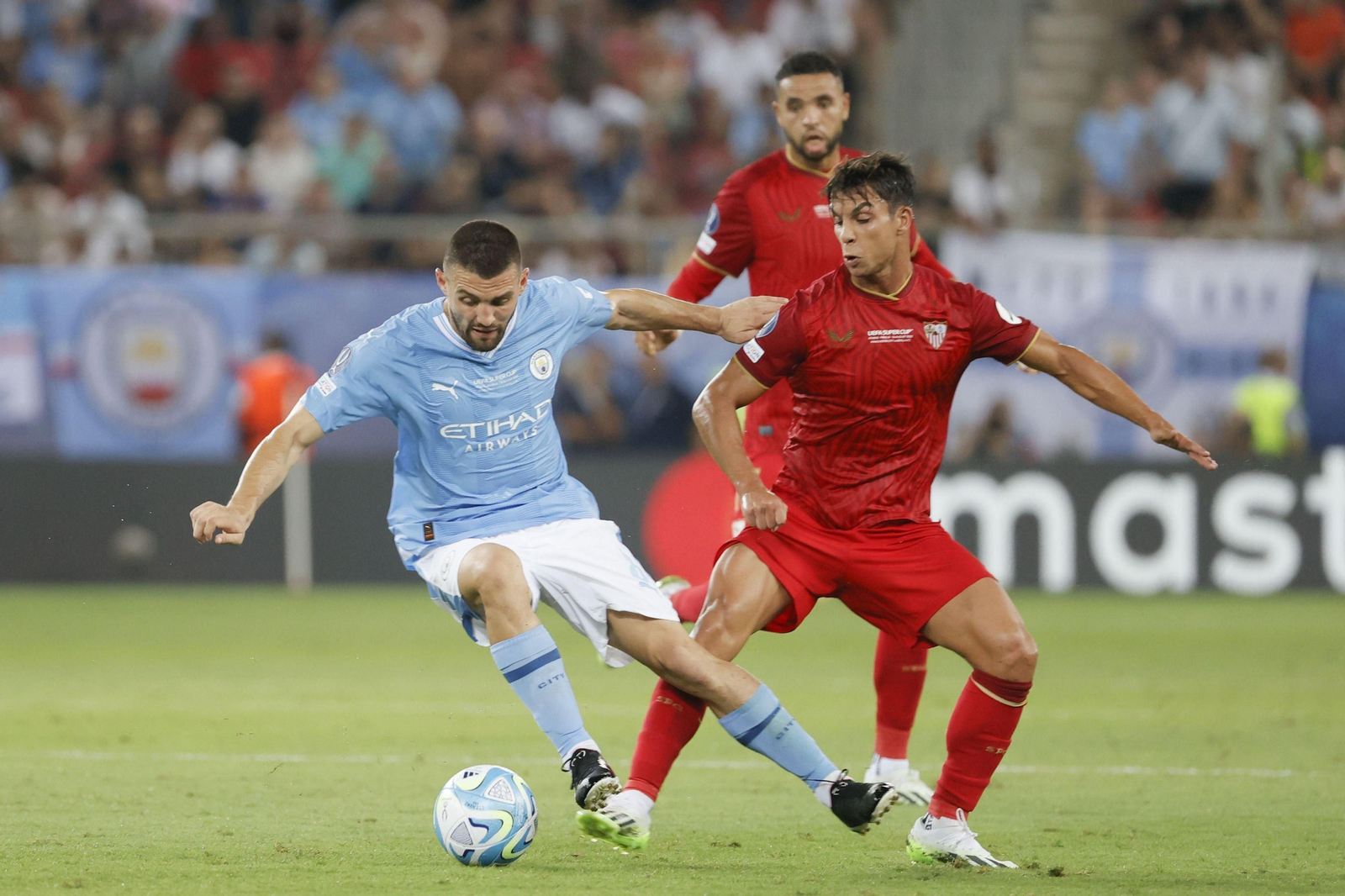 Las fotos del Manchester City-Sevilla FC en la Supercopa de Europa
