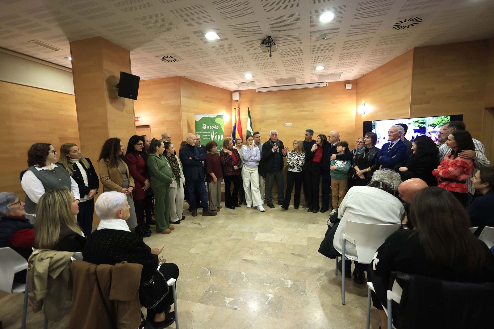 Fotos del acto por el 35 aniversario de la coordinadora Barrio Vivo de Algeciras