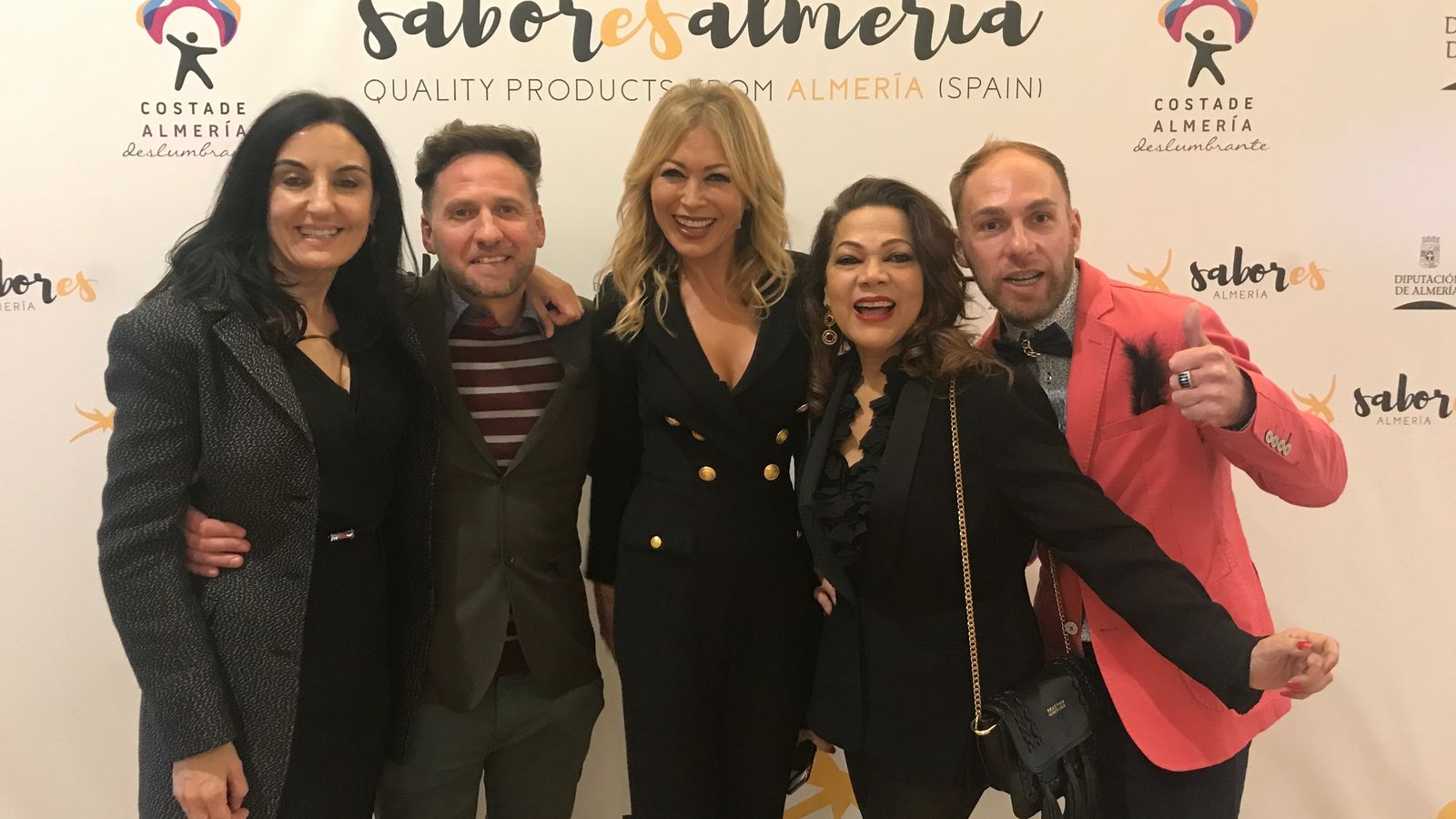 Actores y rostros conocidos con Sabores Almería.
