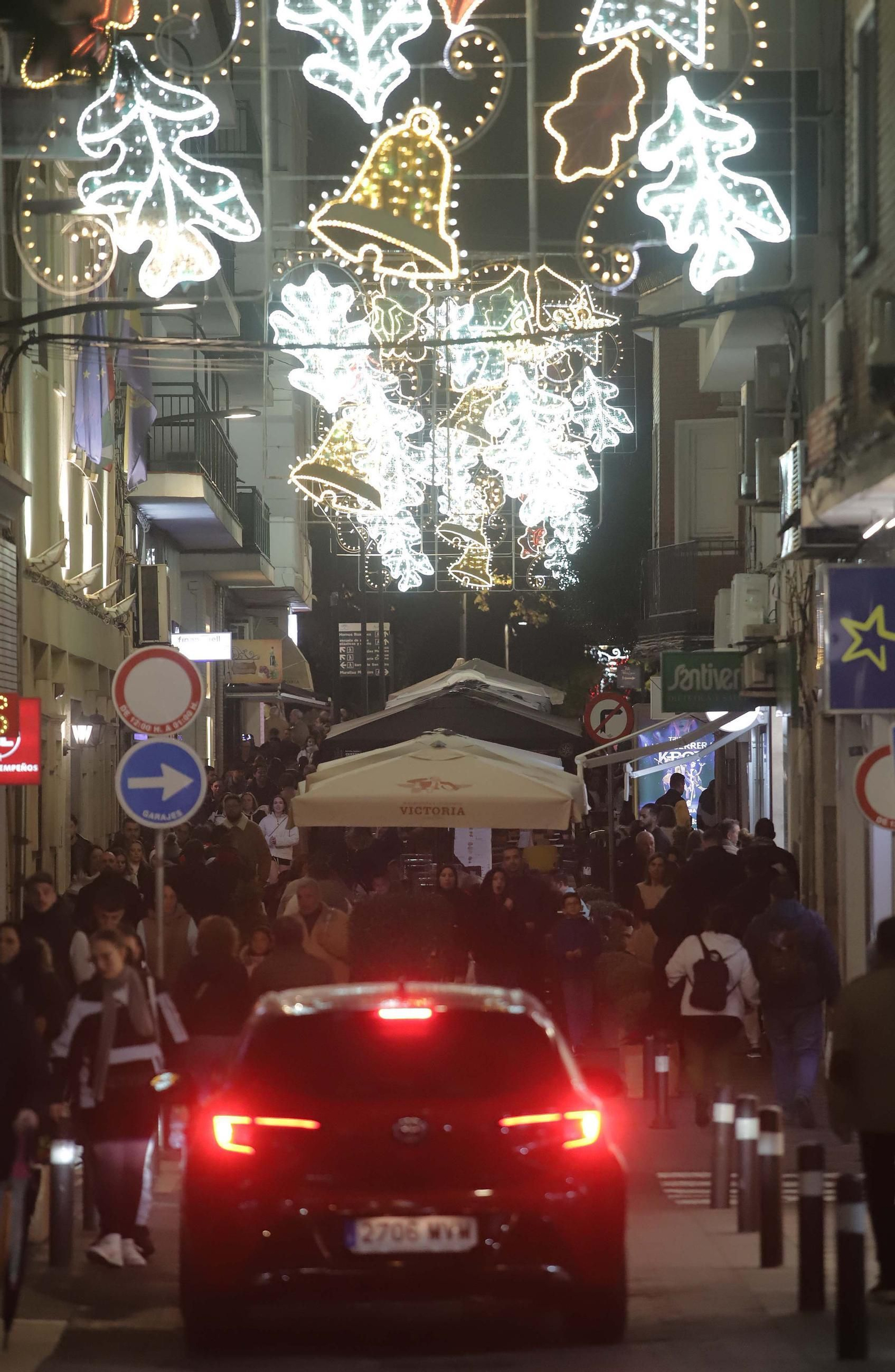 Fotos del encendido del alumbrado navideño en Algeciras