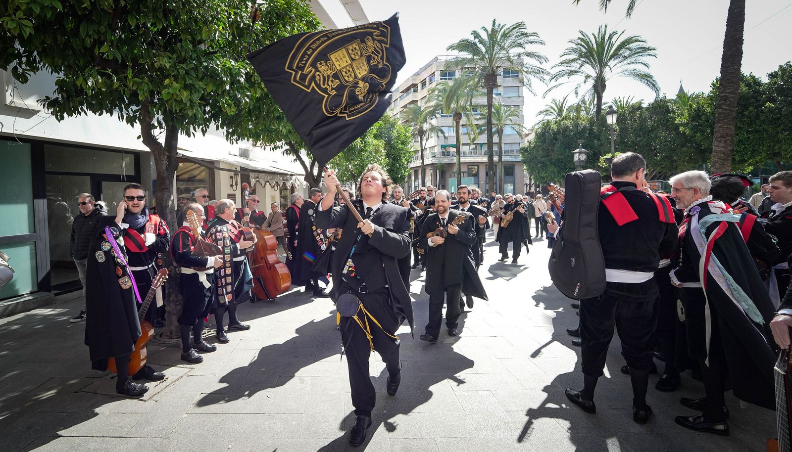 Las Tunas animan el centro de Jerez, en imágenes