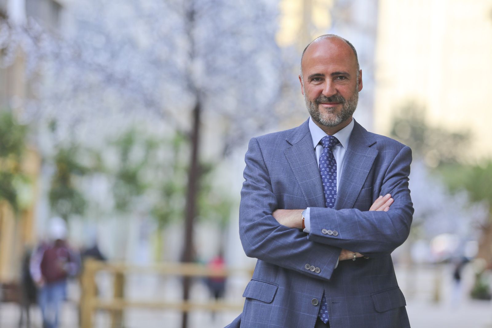 Rafael Durbán posa momentos antes de la entrevista con este diario.