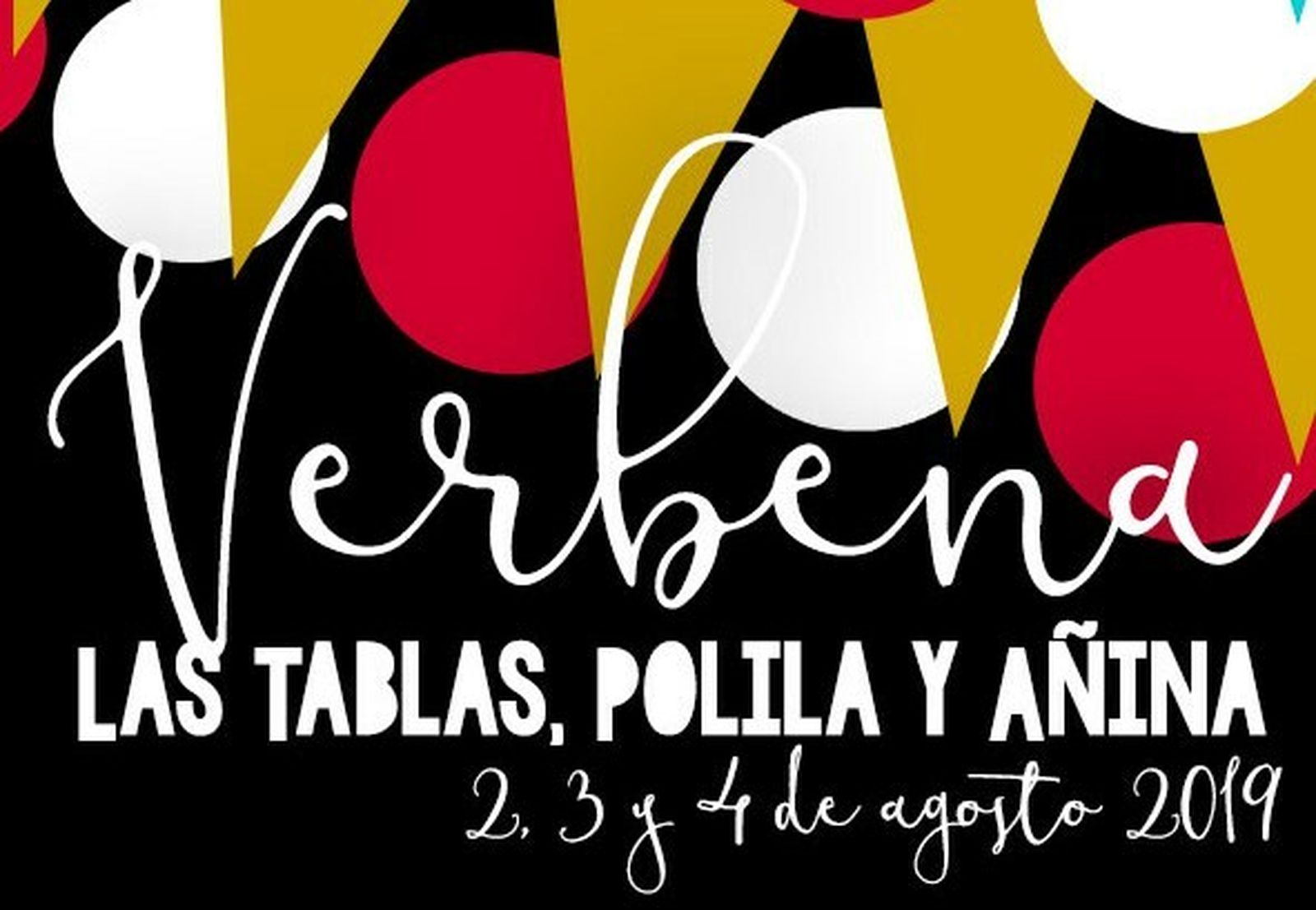 Agenda de actos del 1 al 4 de agosto