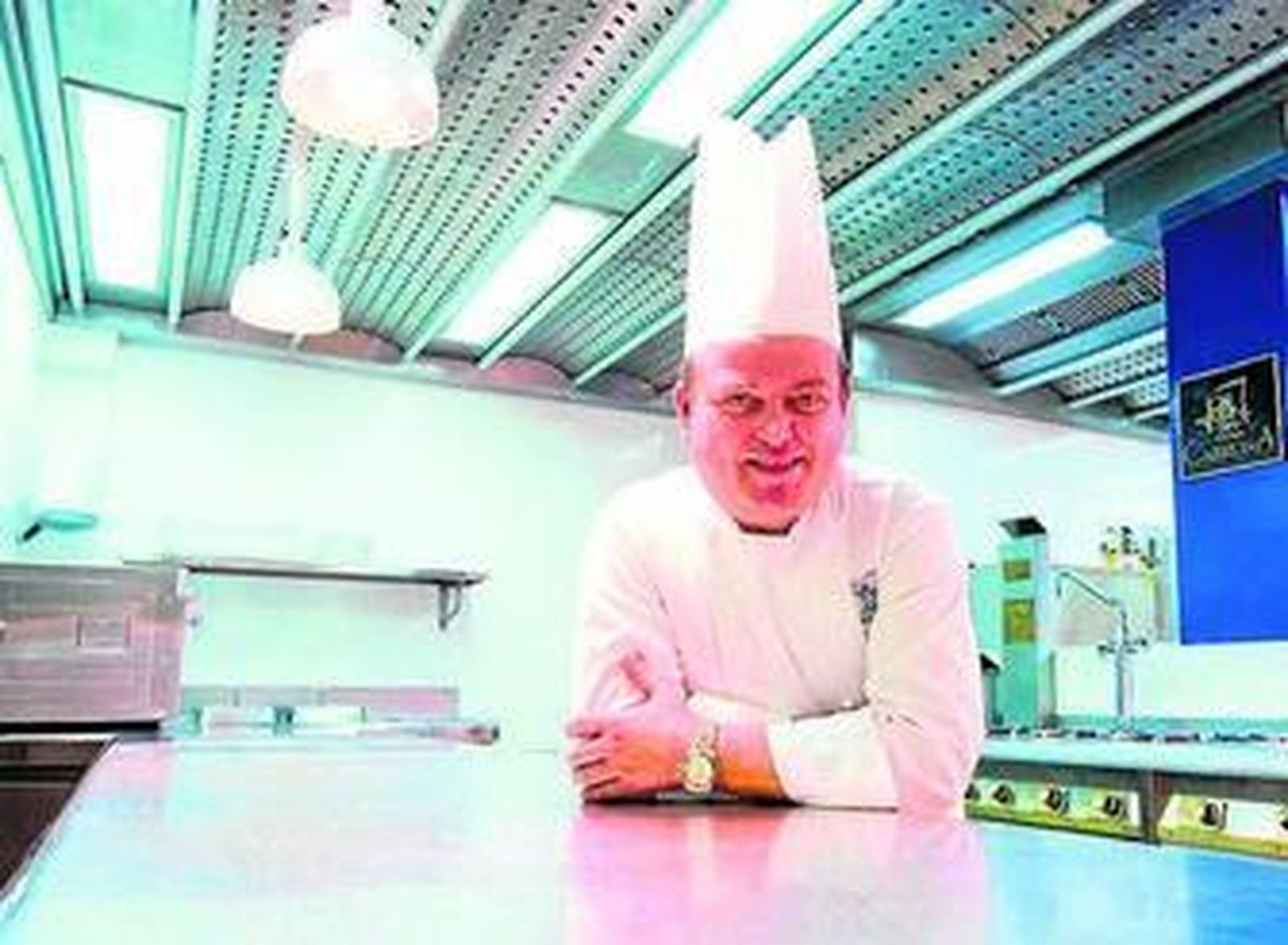 Antonio Carmona, jefe de cocina del restaurante.