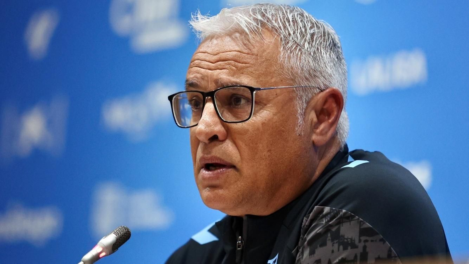 Sergio Pellicer, en la comparecencia de prensa de este sábado.