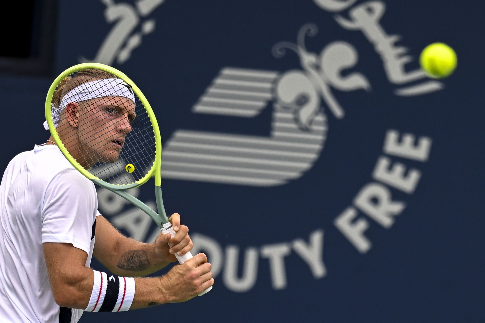 Alejandro Davidovich, durante un partido.